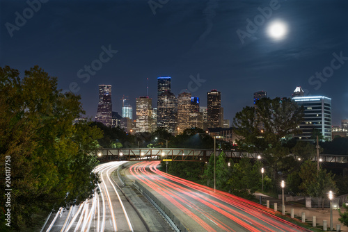 Moonlight over Memorial Drive