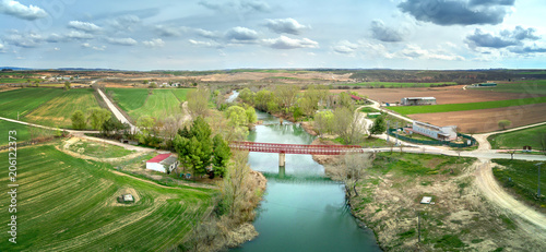 Vista aerea del Valle de Fuentidueña del Tajo