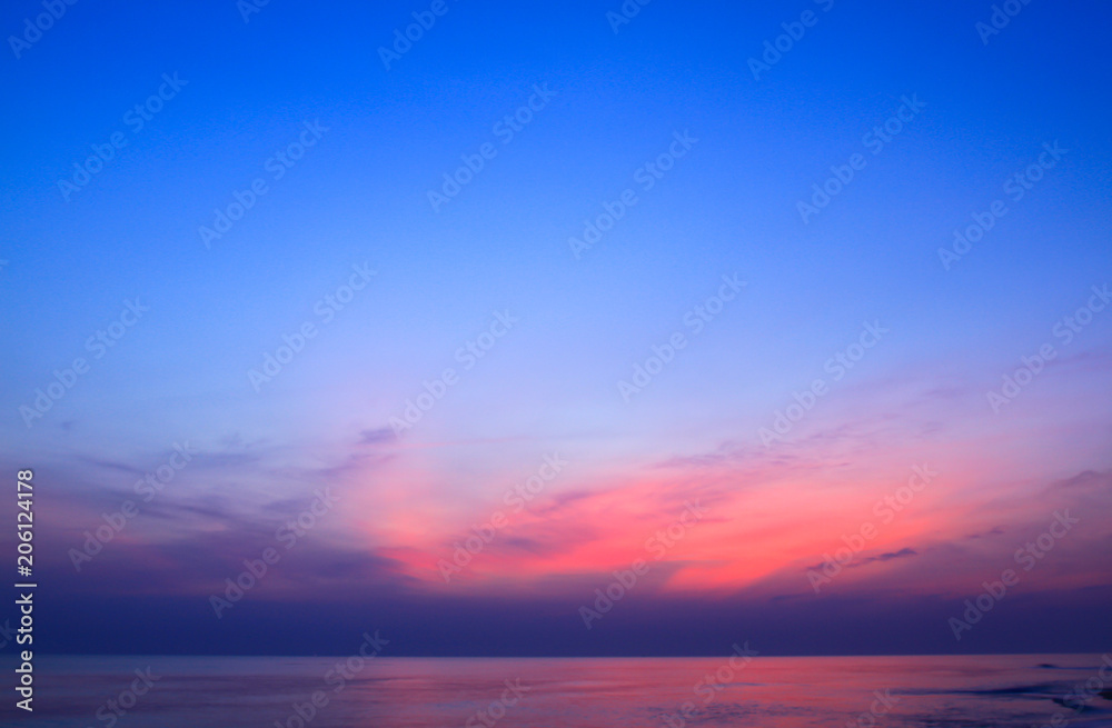 Fototapeta premium Beautiful sky at twilight times for background
