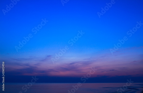 Beautiful sky at twilight times for background