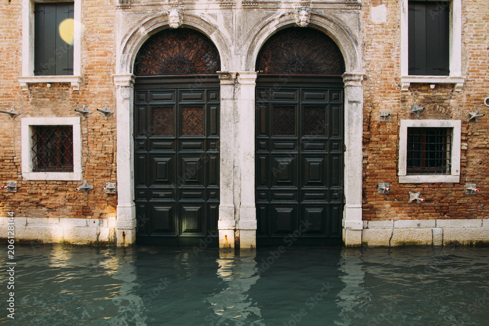 Zalany dom w Wenecji