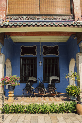 Niebieska posiadłość w Penang