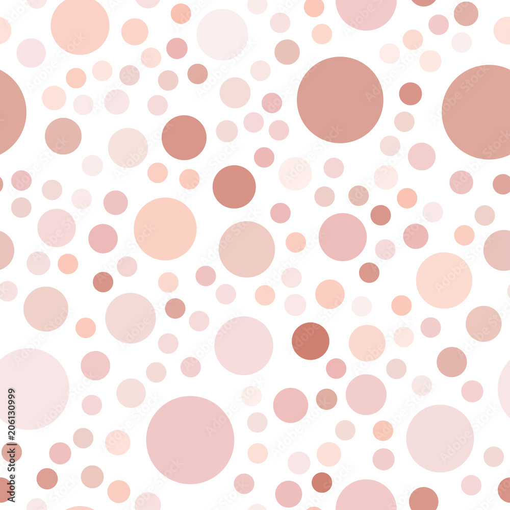 Light Orange vector seamless background with bubbles. Light Orange vector seamless background with bubbles.