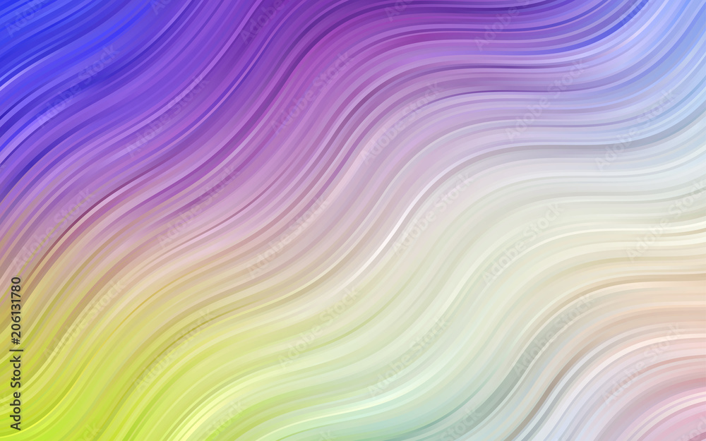 Obraz premium Light Multicolor vector template with bubble shapes.