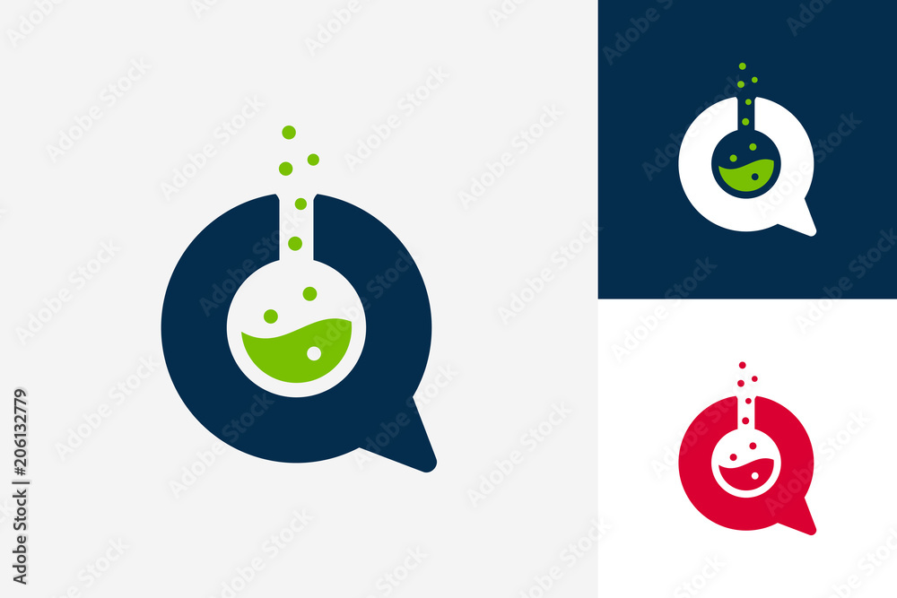 Lab Talk Logo Template Design Vector, Emblem, Design Concept, Creative Symbol, Icon Lab Talk Logo Template Design Vector, Emblem, Design Concept, Creative Symbol, Icon