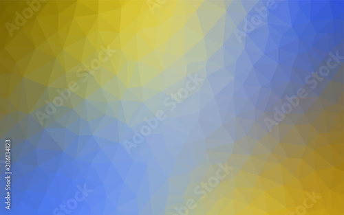 Wallpaper Mural Light Blue, Yellow vector triangle mosaic cover. Torontodigital.ca