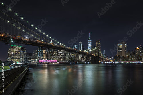 Obraz na płótnie Brooklyn Bridge w salonie