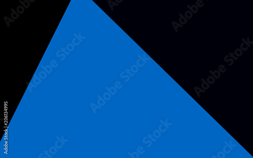 Dark BLUE vector low poly cover.