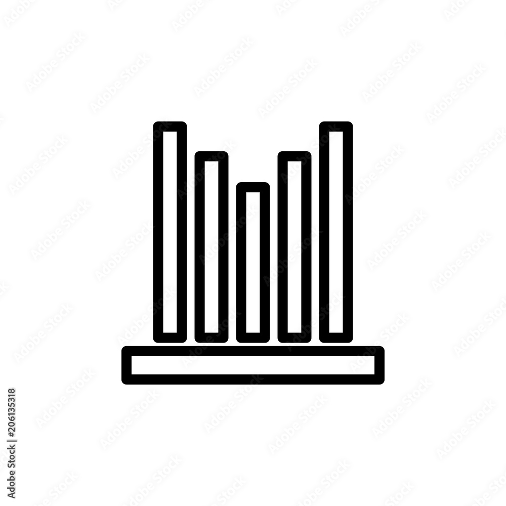 chart columns icon. Element of science icon for mobile concept and web apps. Thin line chart columns icon can be used for web and mobile chart columns icon. Element of science icon for mobile concept and web apps. Thin line chart columns icon can be used for web and mobile