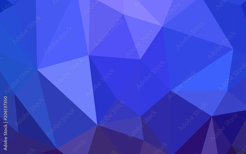 Light BLUE vector abstract polygonal background. Light BLUE vector abstract polygonal background.