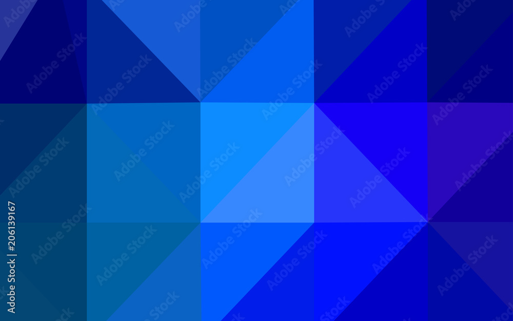 Obraz premium Light BLUE vector low poly cover.