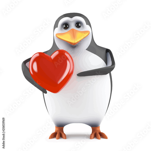 3d Penguin lover