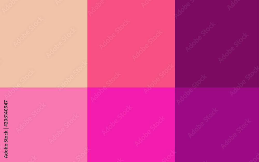 Light Pink, Yellow vector texture with collection of colors. Light Pink, Yellow vector texture with collection of colors.