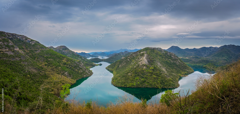 The bend of the Rijeka Crnojevica River