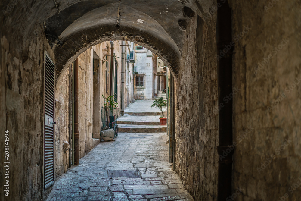 Street in Dubrovnik Old Town