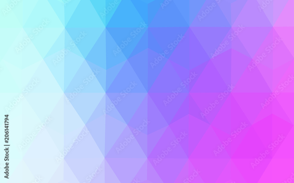 Light Pink, Blue vector shining triangular layout. Light Pink, Blue vector shining triangular layout.