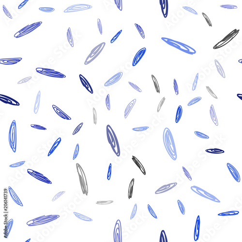 Dark BLUE vector seamless cover with spots.