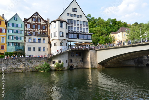 Neckarmauer in Tübingen 
 photo