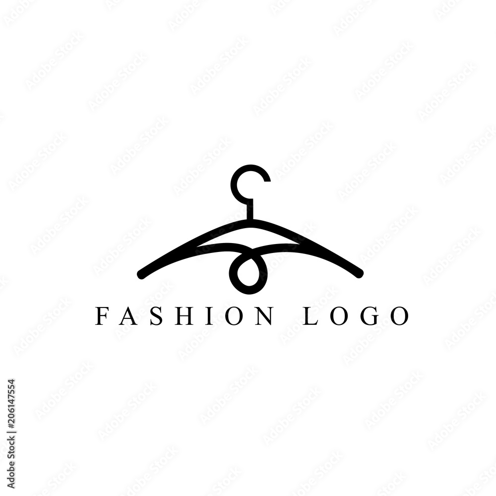 Hanger logo. Fashion Logo Stock Vector | Adobe Stock