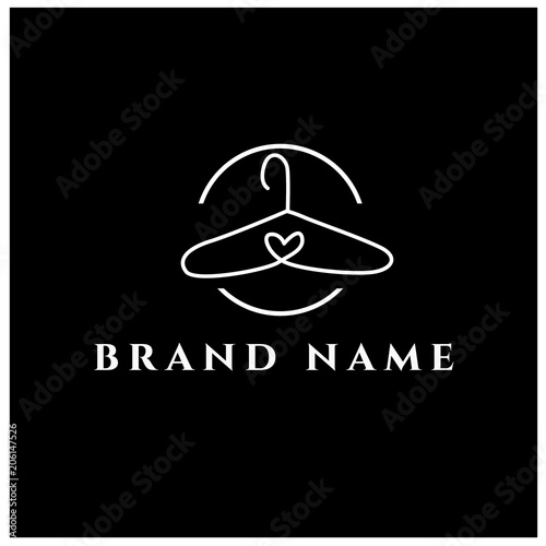 Hanger logo. Fashion Logo