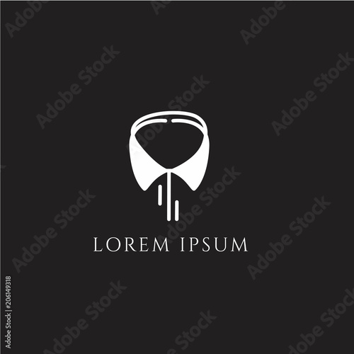 Fashion clothing store logo template