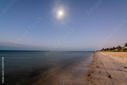 Moon Over Smathers Beach