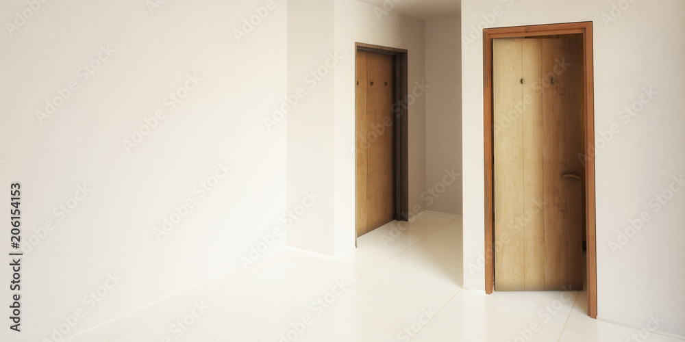 Fototapeta premium Einfache Raumadaptation (panoramisch)