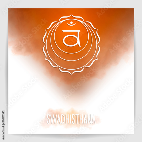 Second, sacral chakra - Swadhisthana.