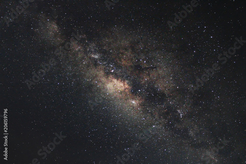 a beautiful milkyway at night summer