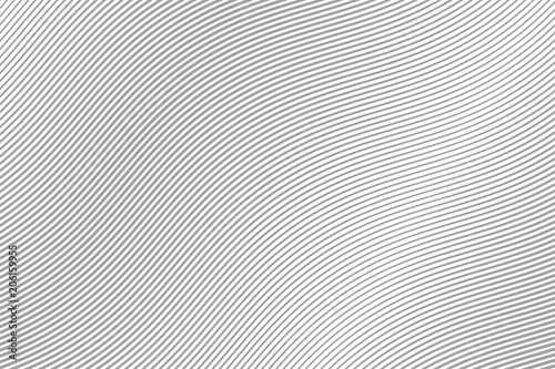 Abstract Wave Gray Stripes. . Motion Line. Vector illustration Curved Lines