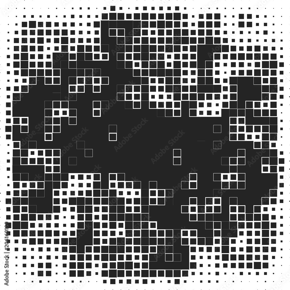 Vector background with random black squares. Abstract ornament. Modern abstract pattern Vector background with random black squares. Abstract ornament. Modern abstract pattern