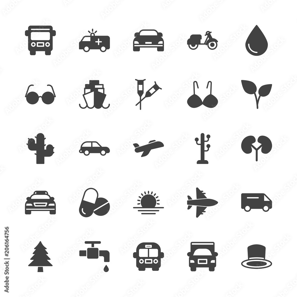 Modern Simple Set of transports, health, clothes, nature Vector fill Icons. Contains such Icons as air, truck, plane, save, drop, tap and more on white background. Fully Editable. Pixel Perfect. Modern Simple Set of transports, health, clothes, nature Vector fill Icons. Contains such Icons as air, truck, plane, save, drop, tap and more on white background. Fully Editable. Pixel Perfect.