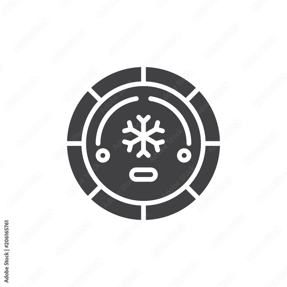 Air conditioning button vector icon. filled flat sign for mobile concept  and web design. Air conditioner car switch simple solid icon. Symbol, logo  illustration. Pixel perfect vector graphics Stock Vector | Adobe