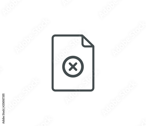 Document not allow icon