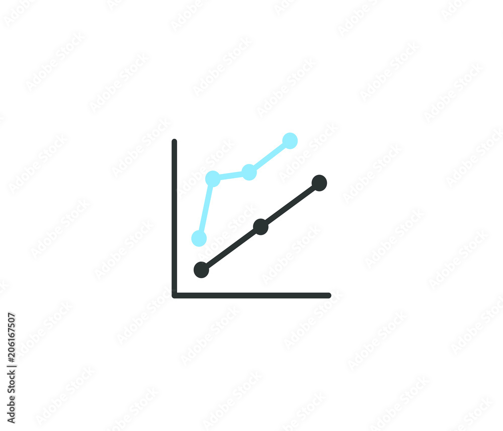 business increase graph icon