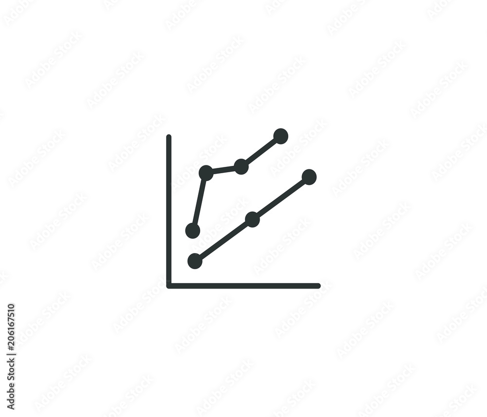 business increase graph icon business increase graph icon
