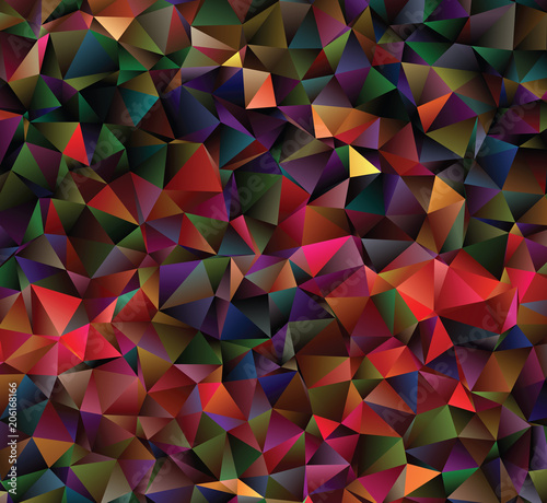Modern polygonal abstract background. Low poly crystal pattern. Graphic resource for your backgrounds, wallpaper, screen savers, covers, print, business cards, posters.
