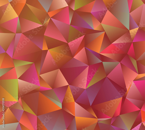 Modern polygonal abstract background. Low poly crystal pattern. Graphic resource for your backgrounds, wallpaper, screen savers, covers, print, business cards, posters.