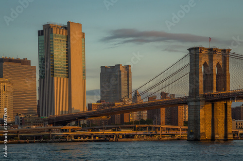 Sunrise Over Manhattan View from Brooklyn