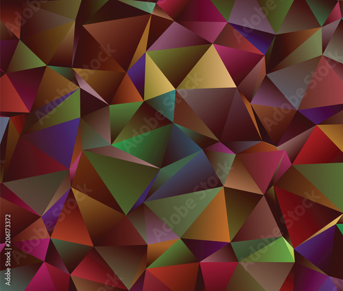 Modern polygonal abstract background. Low poly crystal pattern. Graphic resource for your backgrounds, wallpaper, screen savers, covers, print, business cards, posters.