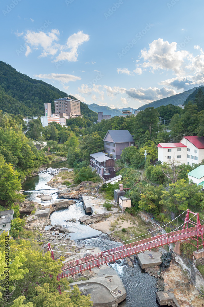 定山渓温泉の風景 / 北海道　札幌市の観光イメージ