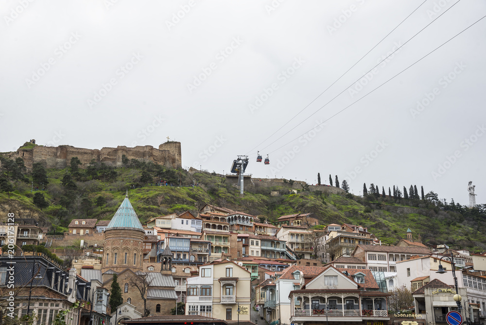 Architecture of the Old Town of Tbilisi, Georgia