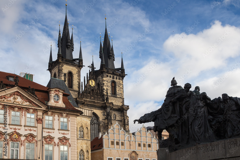 Fototapeta premium Landmarks in Prague, Czech republic