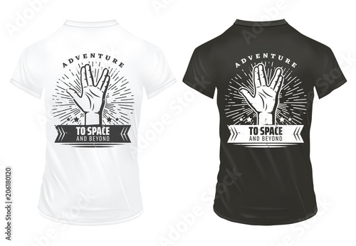 Vintage Hand Prints Template