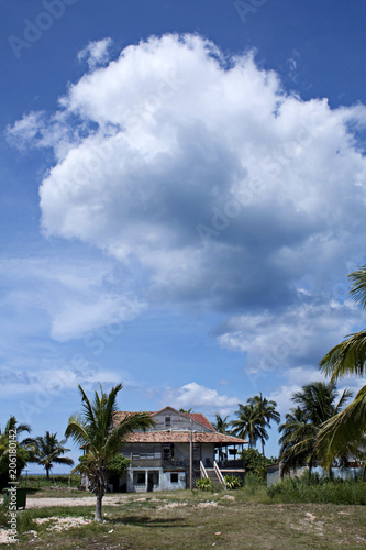 Clouds over Cuban house