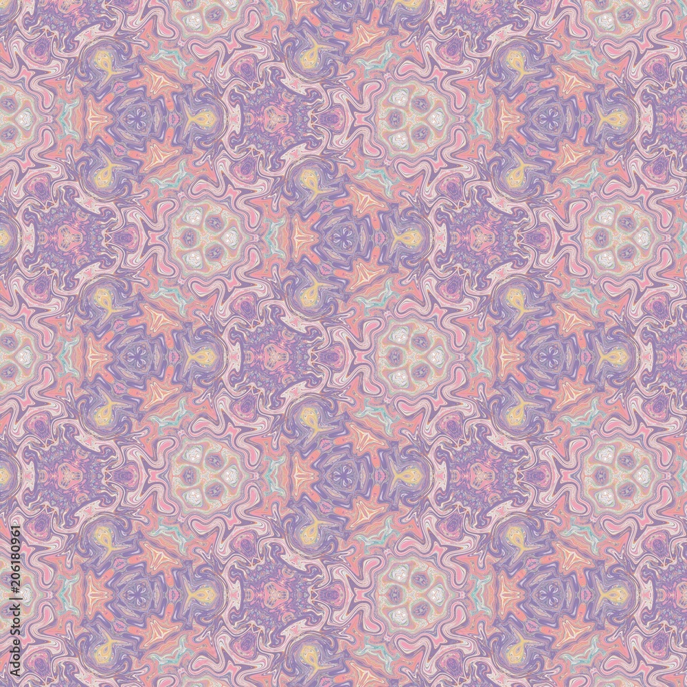 Seamless geometric fractal art. Seamless geometric fractal art.