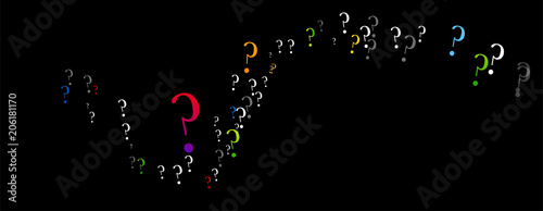 punti interrogativi, domande, domandare