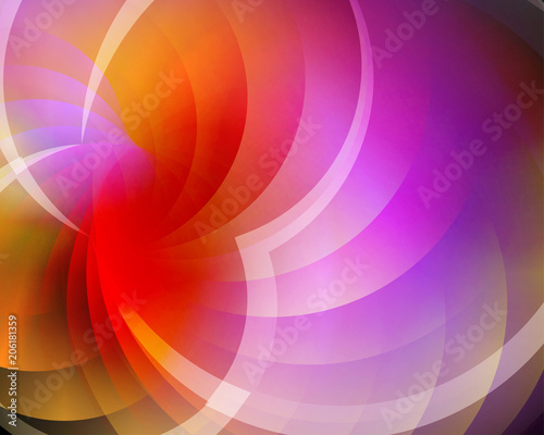 Abstract vector background composed of simple elements