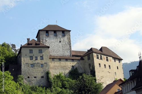 Die Schattenburg in Feldkirch Österreich.