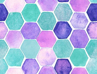 Crédence de cuisine Hexagone patrons Trame hexagonale moderne épurée  © Sveta_Aho
